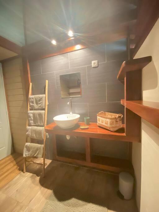 Ti Zaboka Chalet , Spa Privatif 레자빔 외부 사진